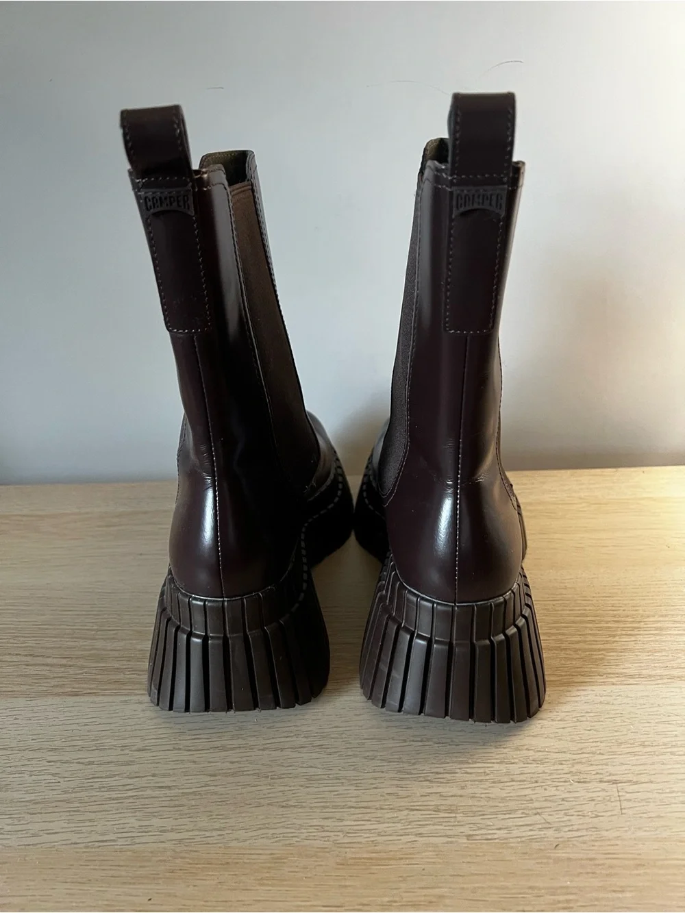 Camper BCN Brown Leather Chelsea Boots